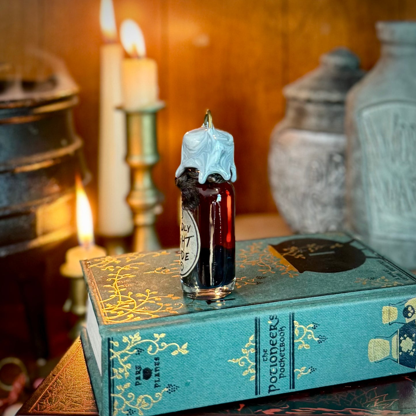 Deadly Nightshade Mini Fidget Potion Bottle- WAX TOP