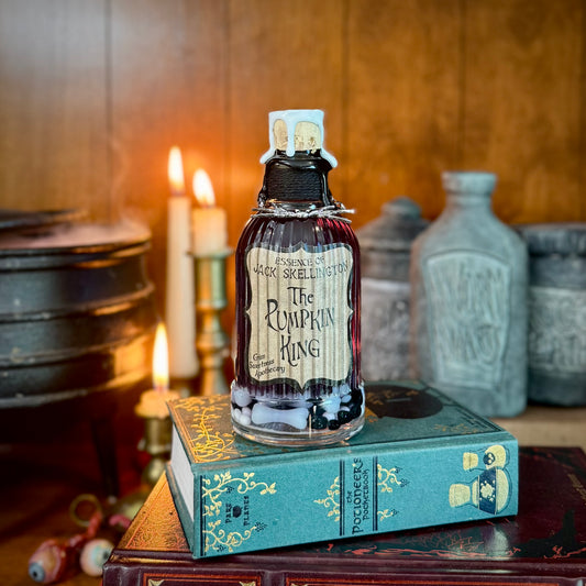 Essence of Jack Skellington, The Pumpkin King Color Changing Decorative Potion Bottle