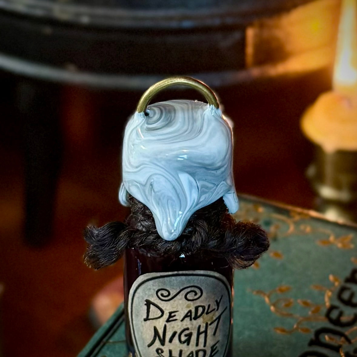 Deadly Nightshade Mini Fidget Potion Bottle- WAX TOP