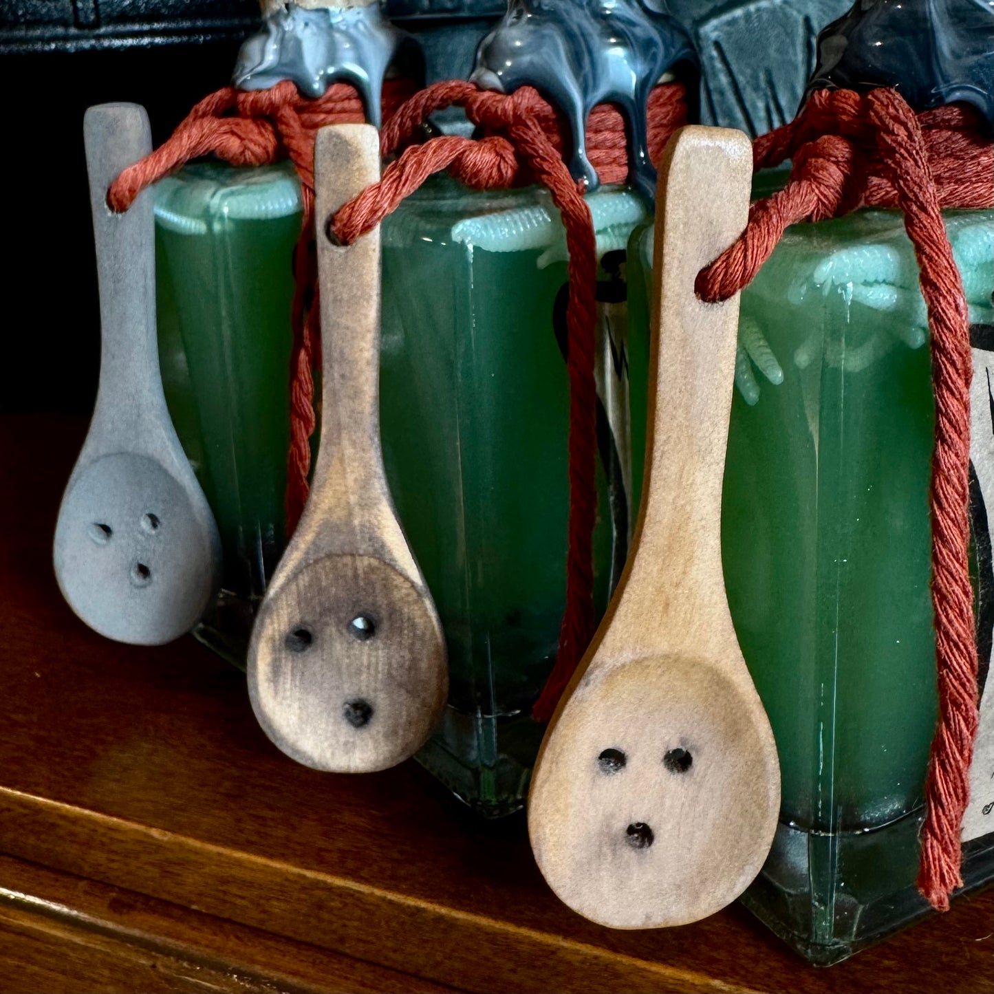 Sally's Worm Wort Soup, A Color Changing Decorative Potion Bottle