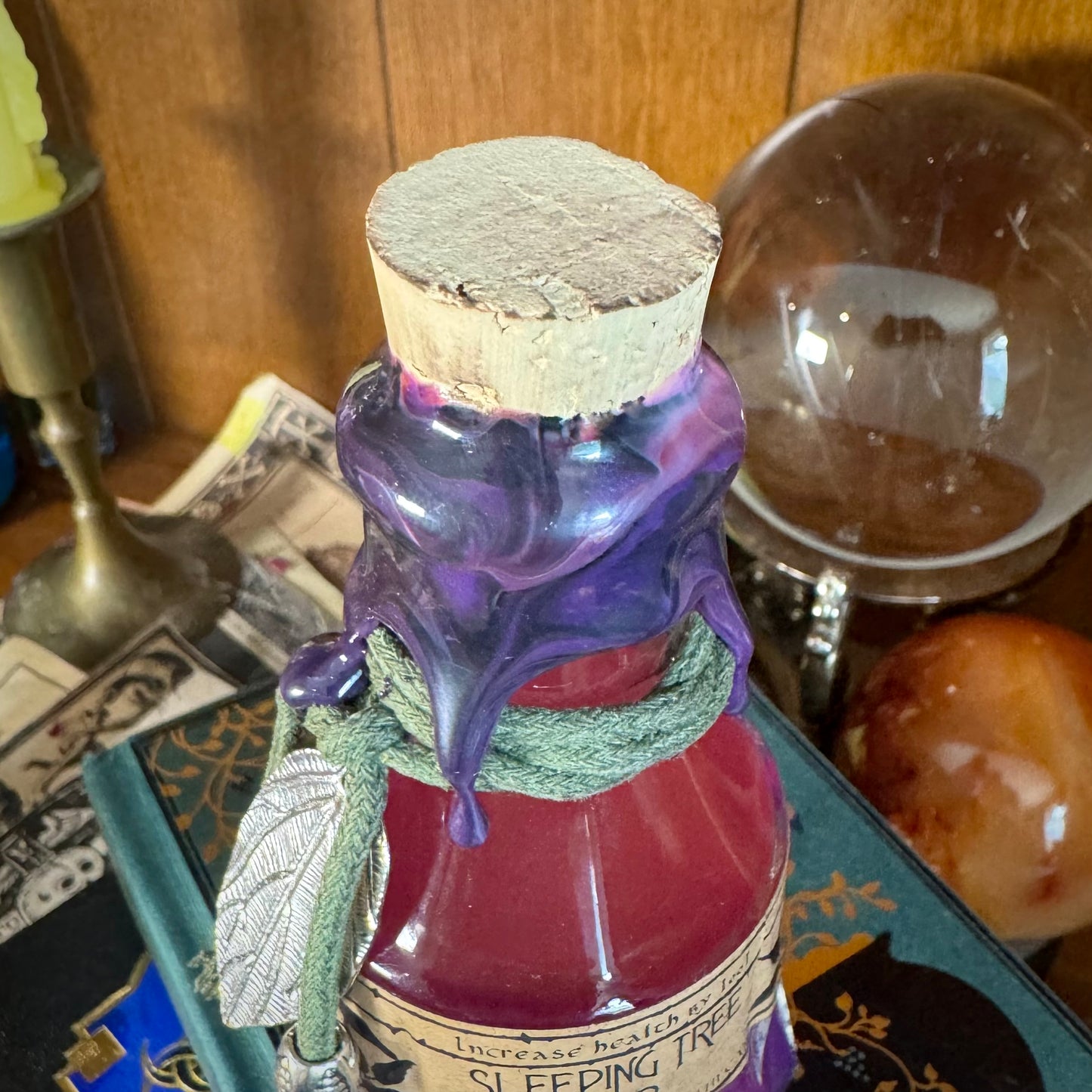 Sleeping Tree Sap, A Color Changing Potion Bottle Prop