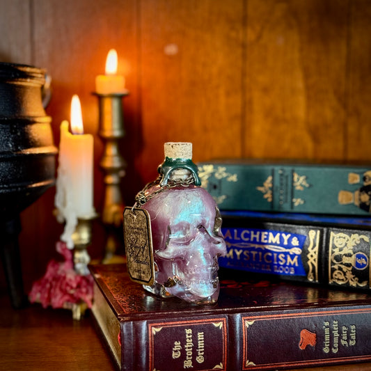 Small Elixir of Oleander, A Color Changing Potion Bottle Prop