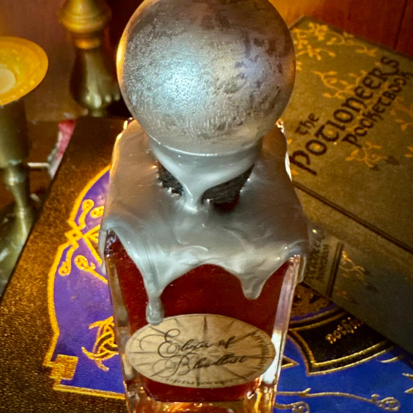Elixir of Bloodlust, Color Changing Potion Bottle Prop