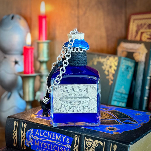 Mana Potion, A Color Changing Potion Bottle Prop