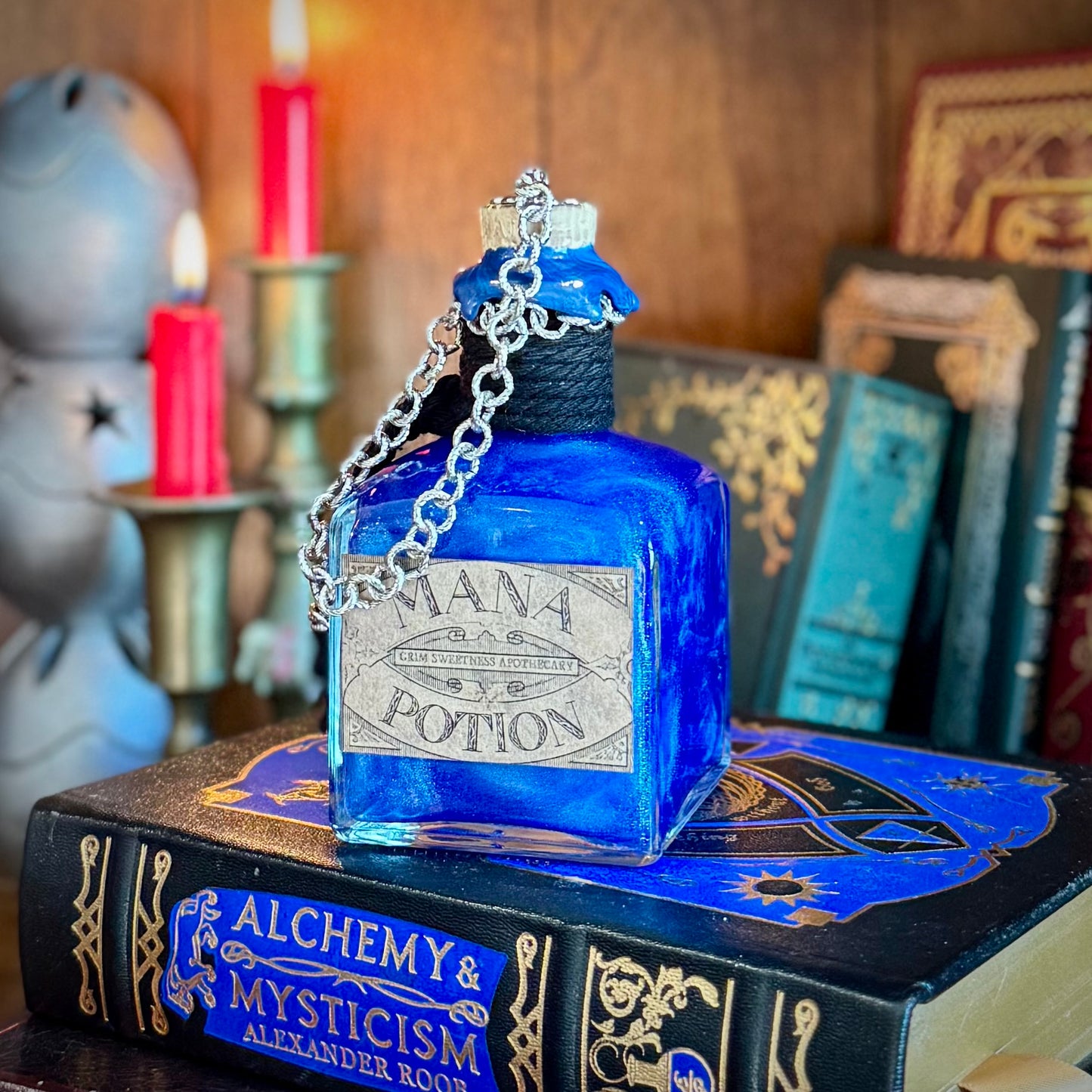 Mana Potion, A Color Changing Potion Bottle Prop