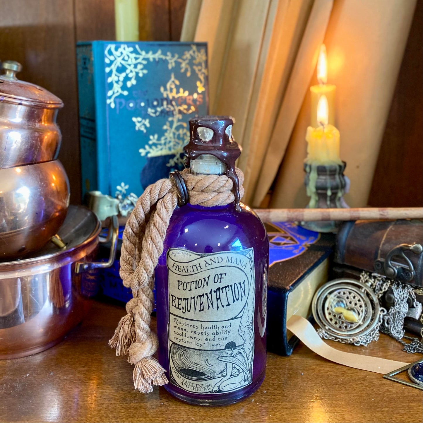 Potion of Rejuvenation, A Color Changing Potion Bottle Prop