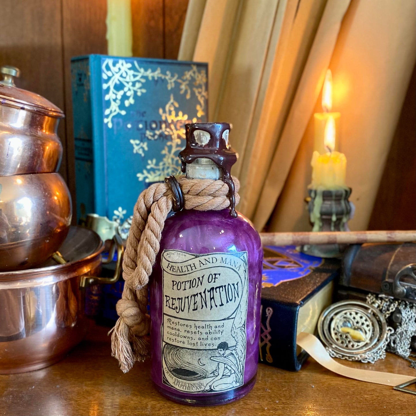 Potion of Rejuvenation, A Color Changing Potion Bottle Prop