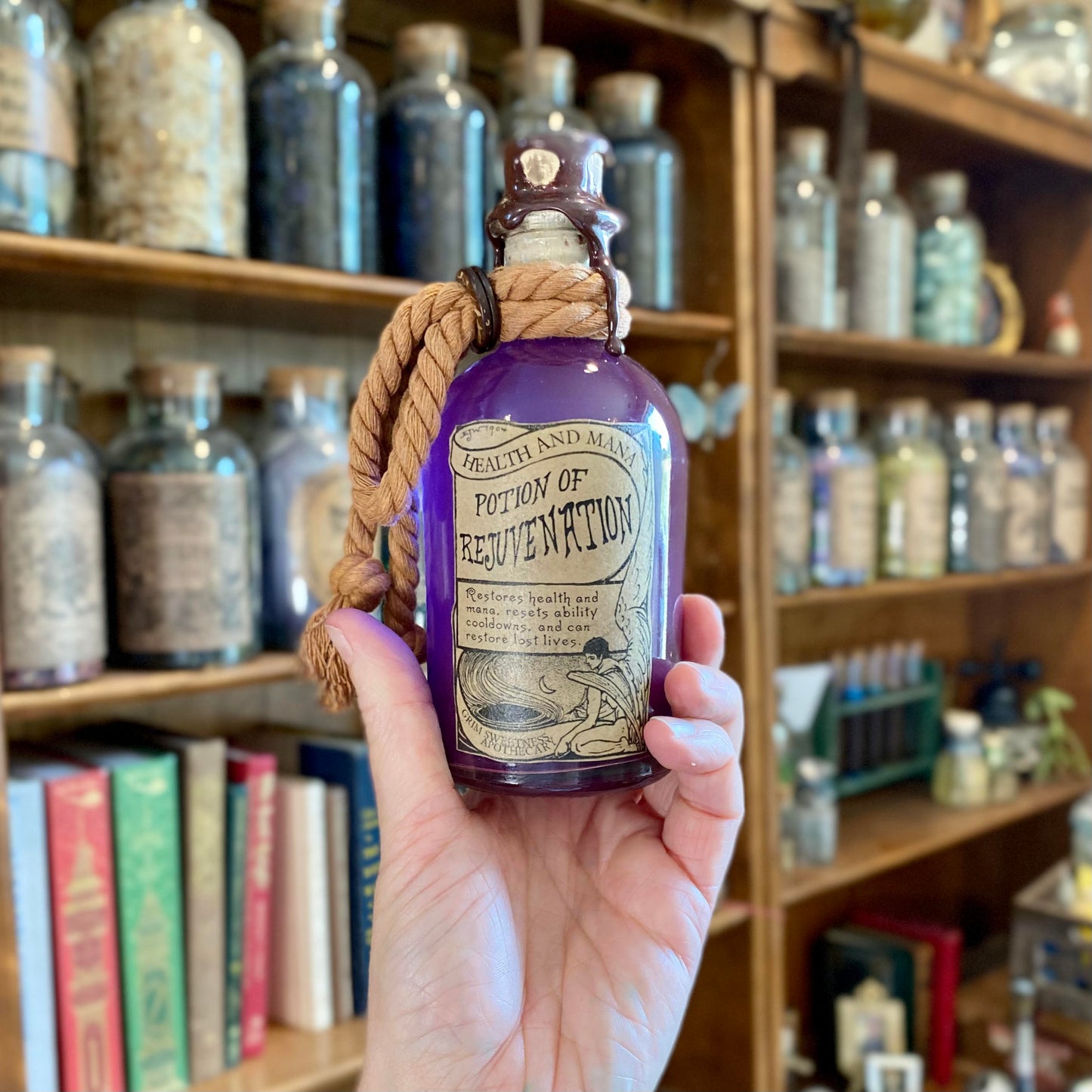 Potion of Rejuvenation, A Color Changing Potion Bottle Prop