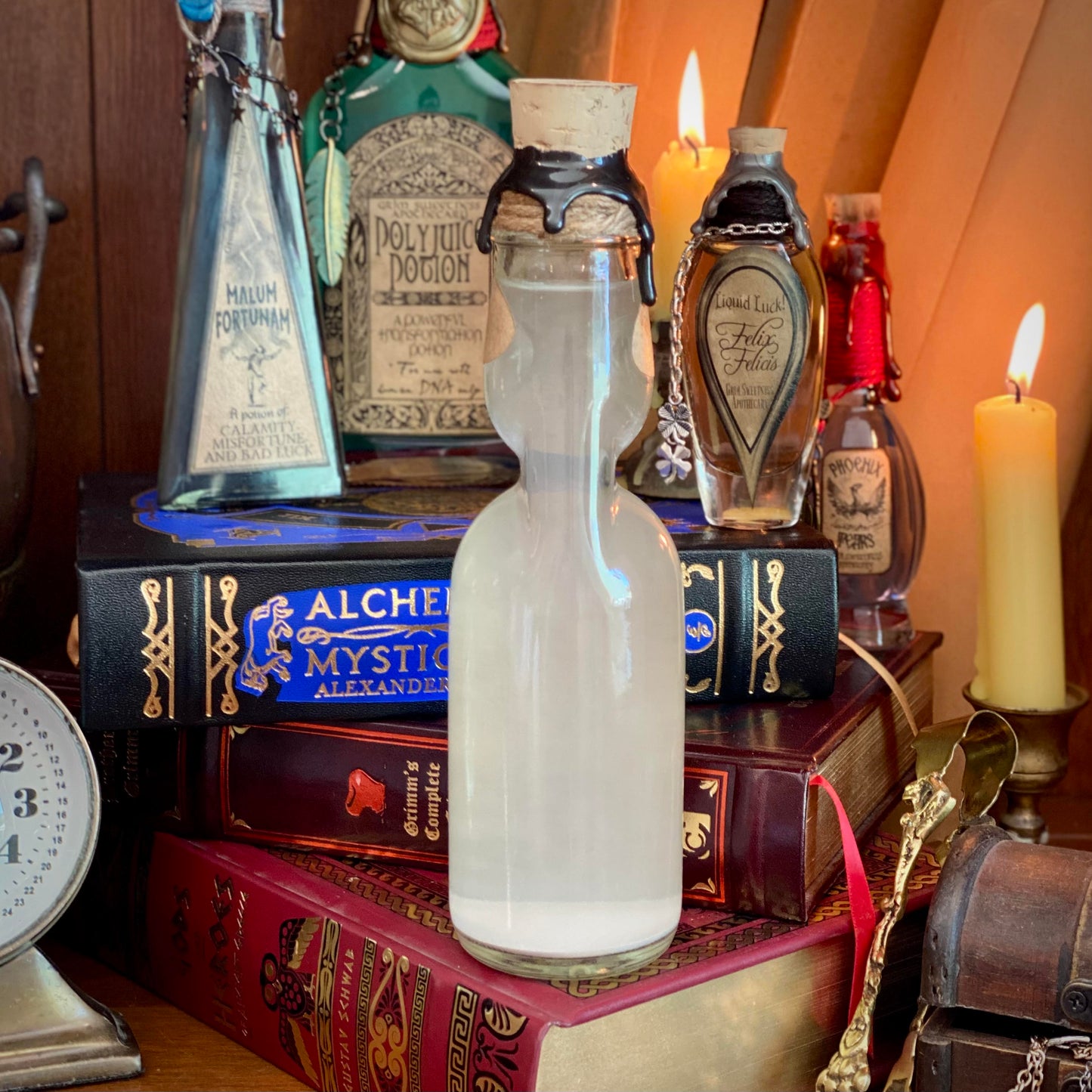 Skele-Gro, A Swirling Potion Bottle Decoration or Prop