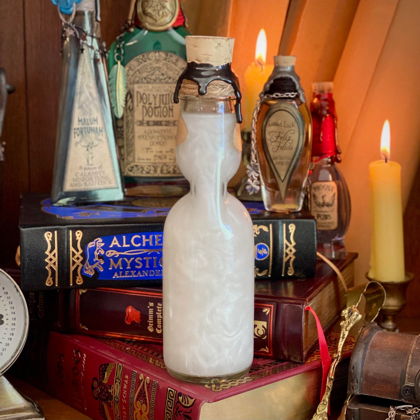 Skele-Gro, A Swirling Potion Bottle Decoration or Prop