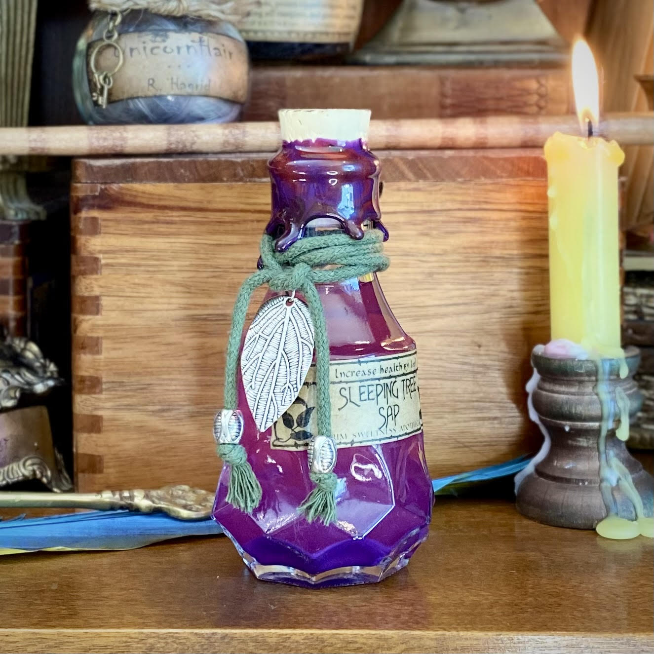 Sleeping Tree Sap, A Color Changing Potion Bottle Prop