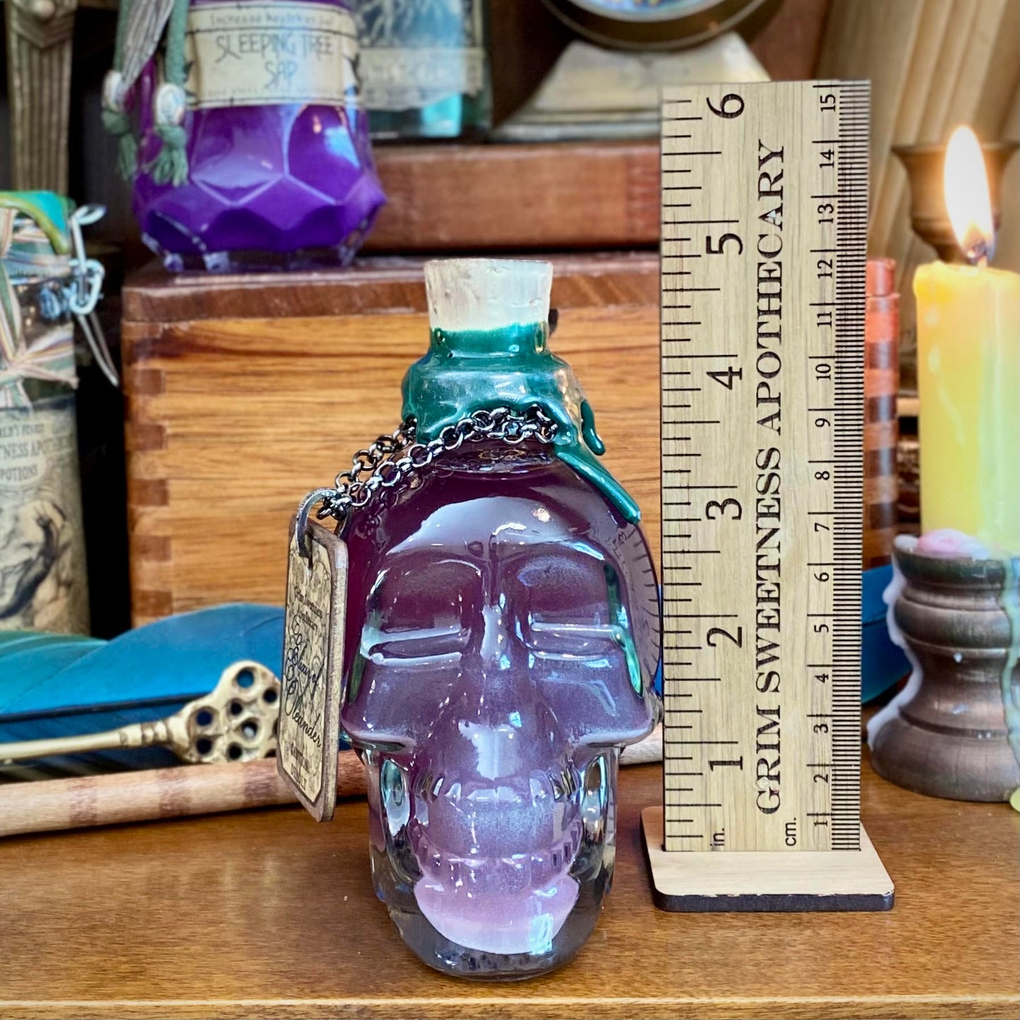 Elixir of Oleander, A Color Changing Potion Bottle Prop