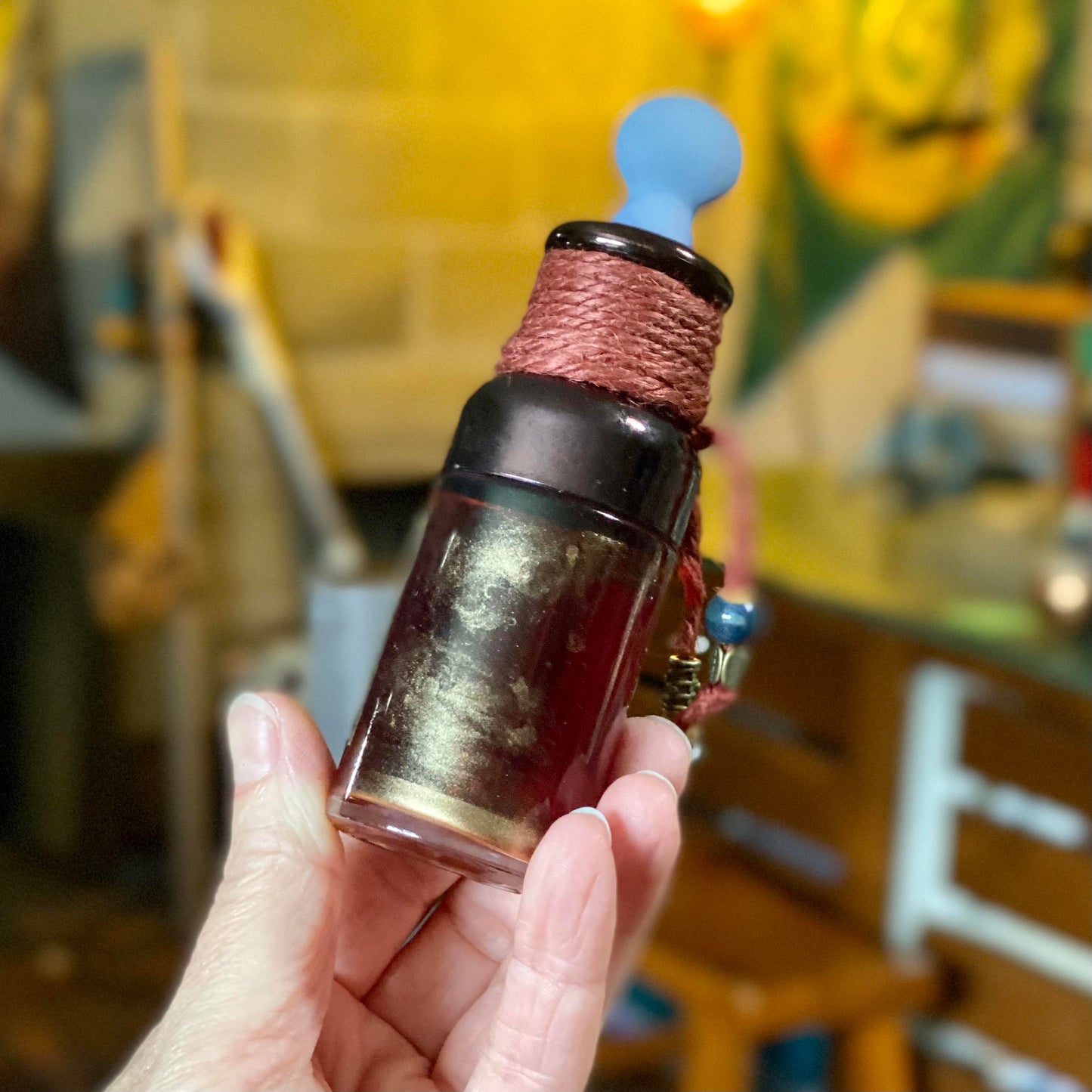 Essence of Dittany, A Magical Color Changing Potion Bottle Prop