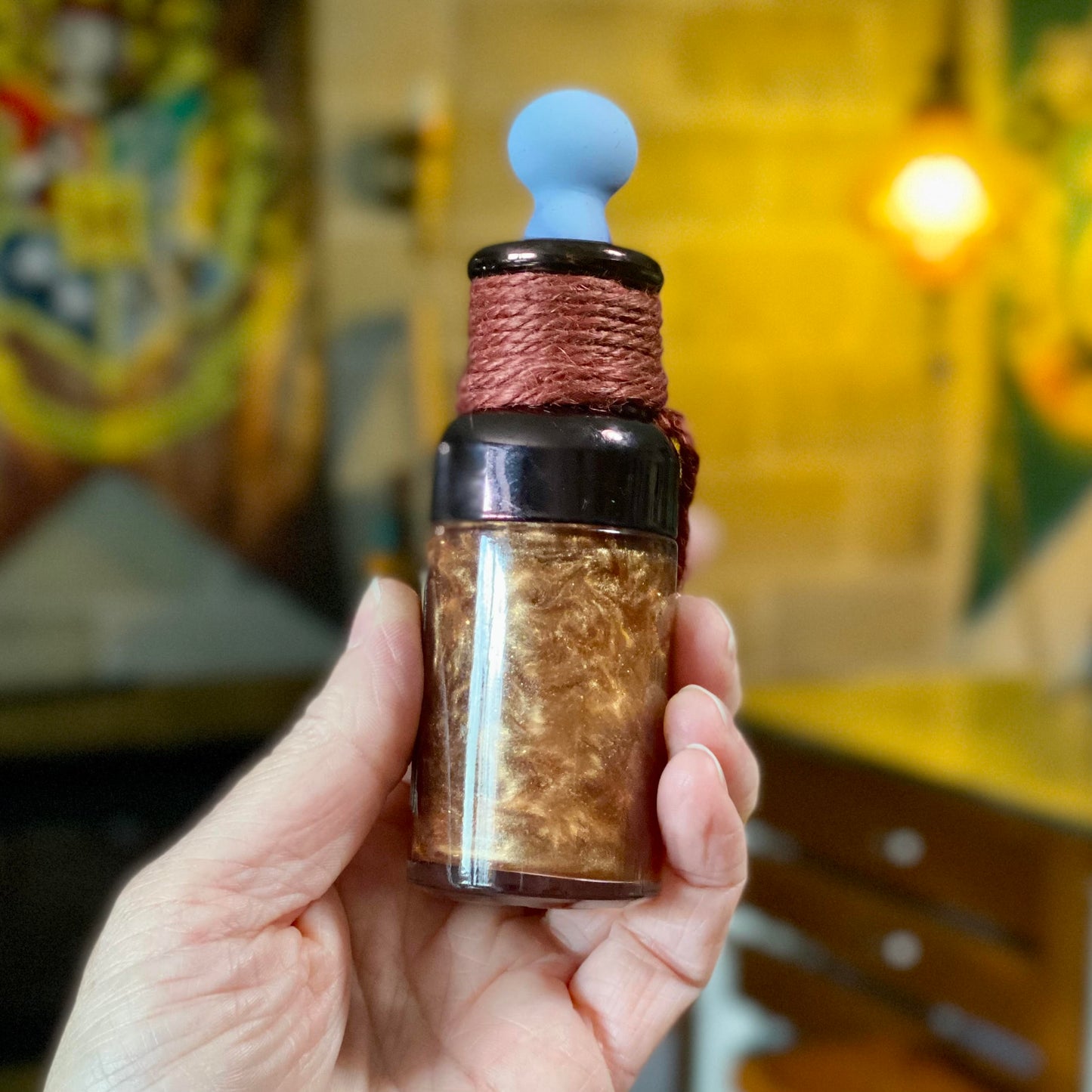 Essence of Dittany, A Magical Color Changing Potion Bottle Prop