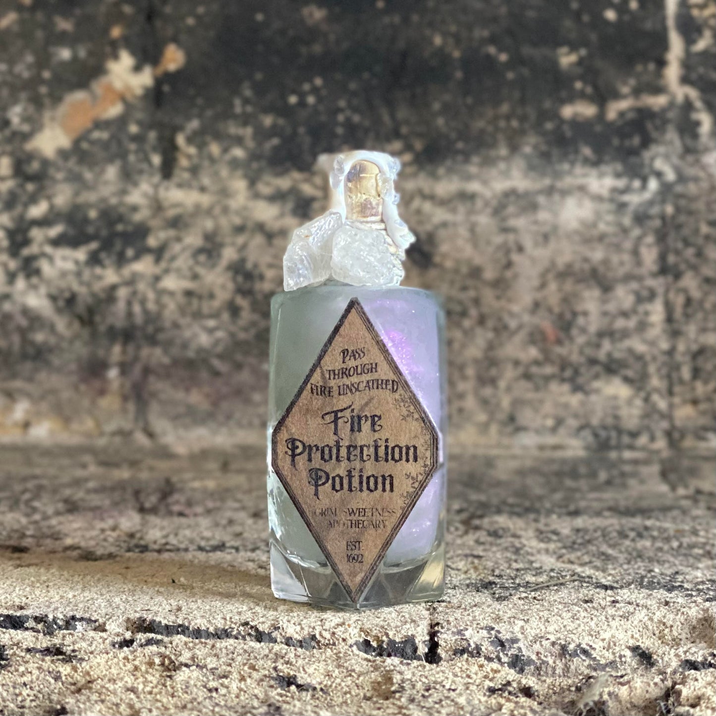 Fire Protection Potion, A Color Changing Potion Bottle Prop