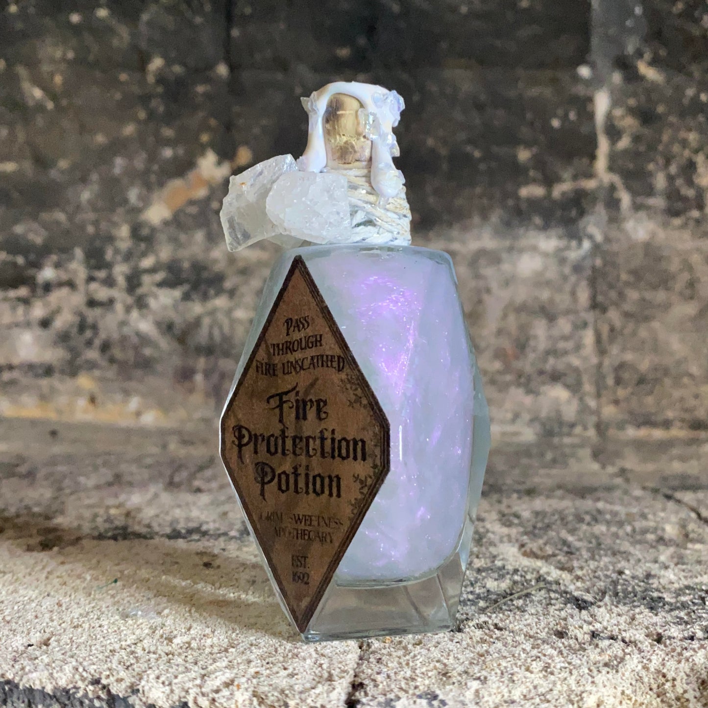 Fire Protection Potion, A Color Changing Potion Bottle Prop