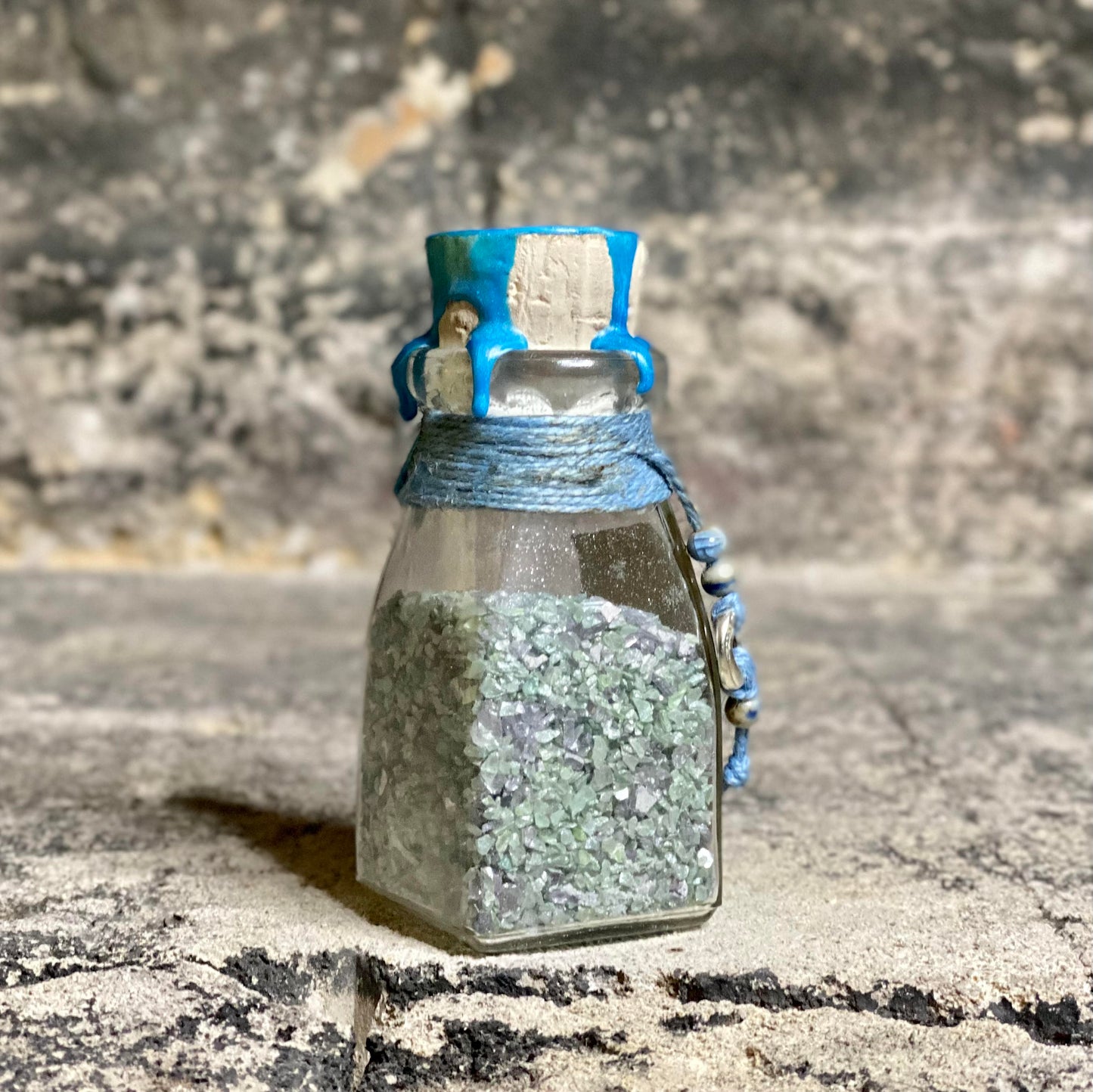 Crushed Moon Opal, A Dragon Prince Themed Apothecary Jar Prop