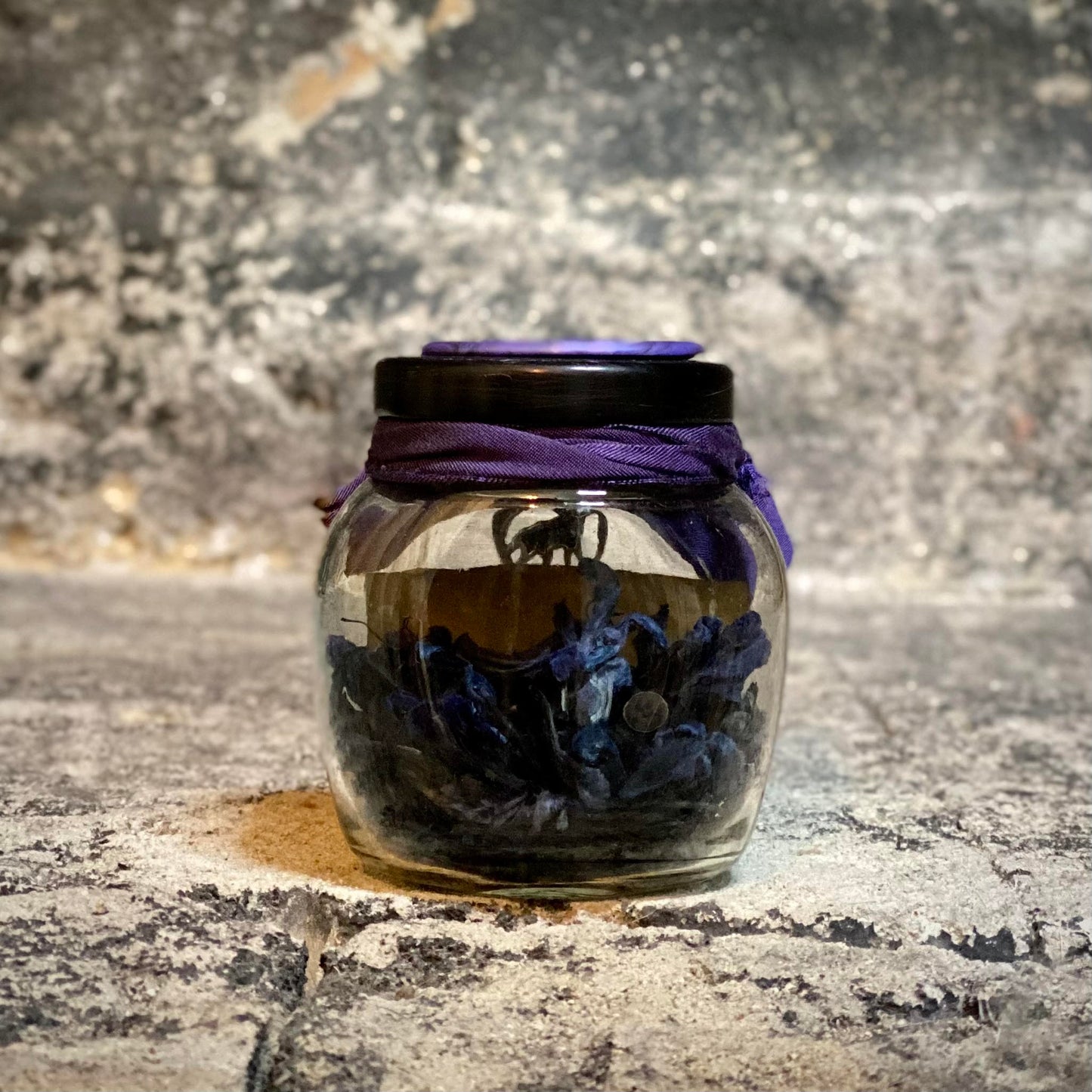 Dried Wolfsbane, A Decorative Apothecary Jar